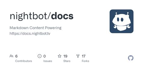 docs/commands/commands.md at master · nightbot/docs · GitHub.